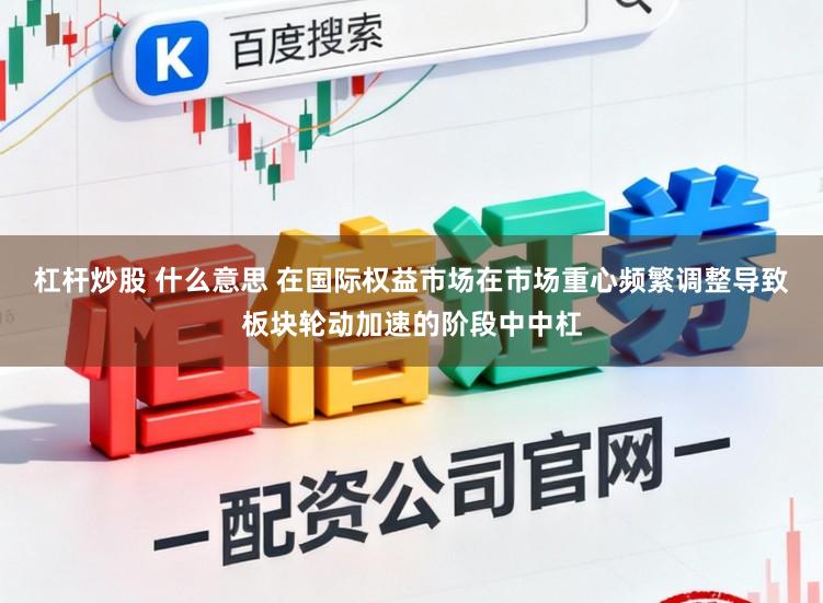 杠杆炒股 什么意思 在国际权益市场在市场重心频繁调整导致板块轮动加速的阶段中中杠