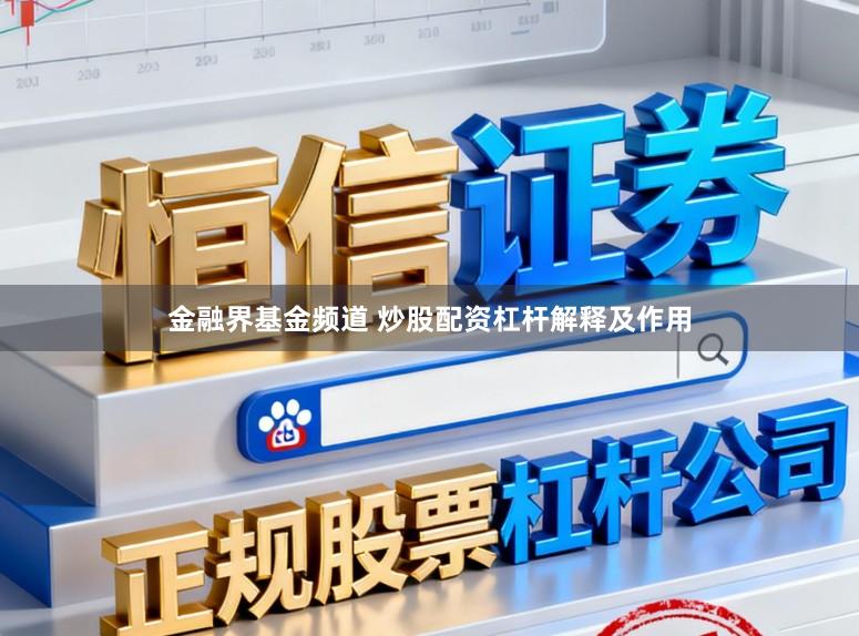 金融界基金频道 炒股配资杠杆解释及作用